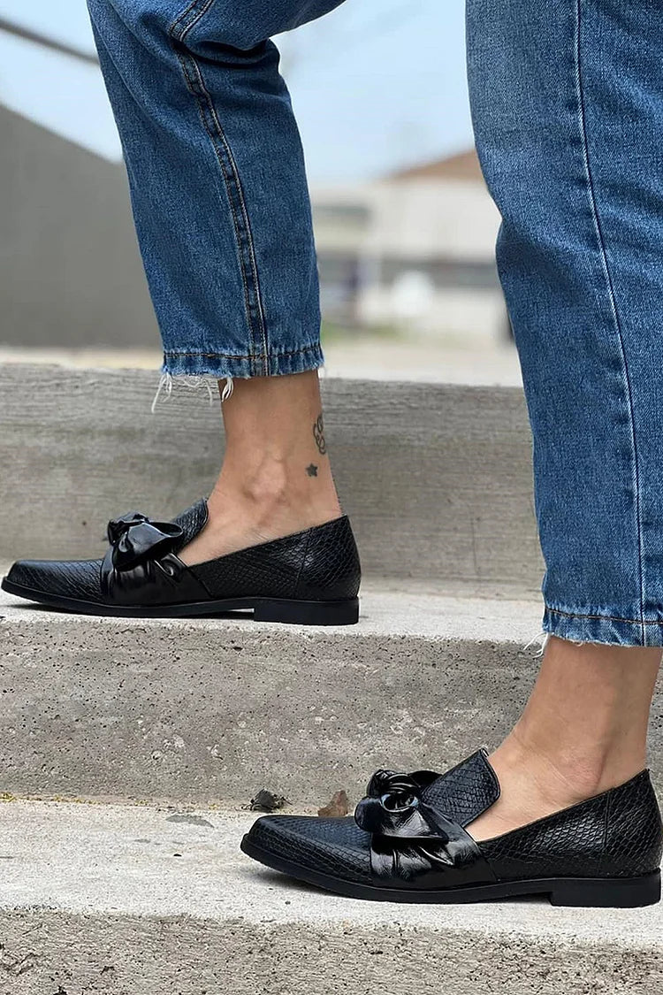 Chelsea - Elegance Bow Loafers
