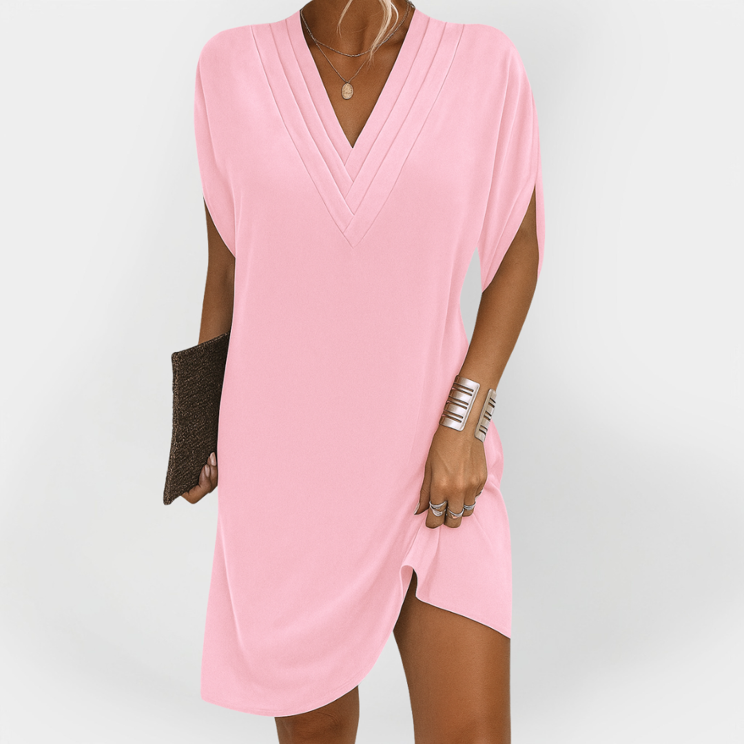 Elegant Dress with Flattering Line