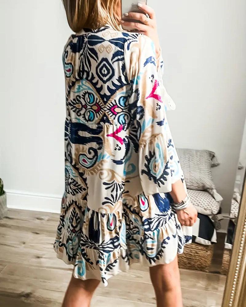 Veronique - Bohemian Tunic Dress