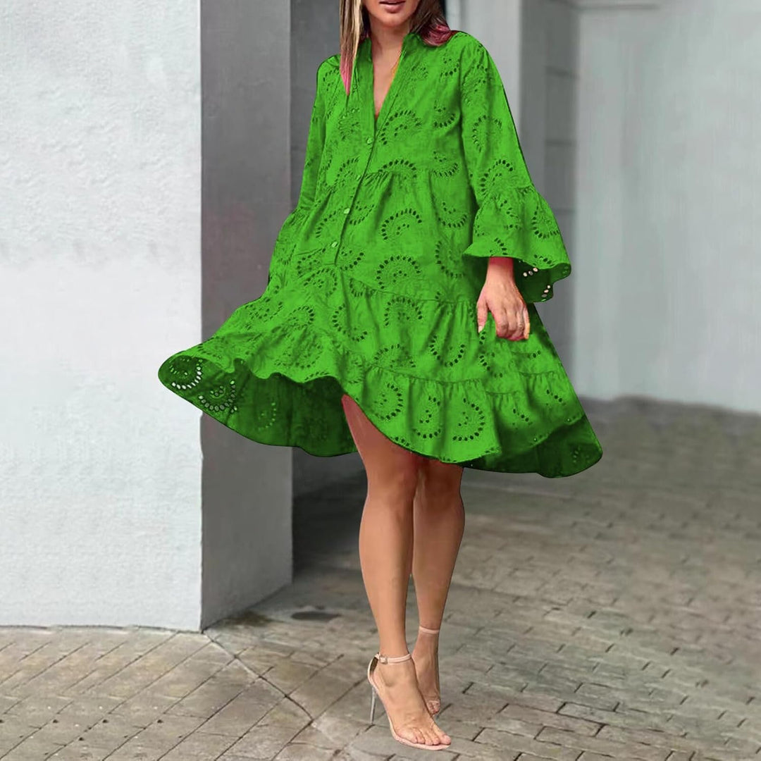 Lydia - Eyelet Charm Dress