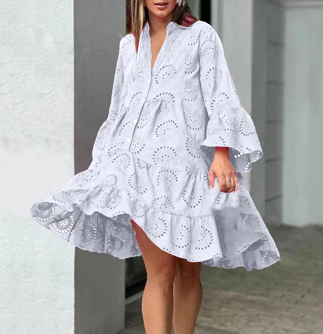 Lydia - Eyelet Charm Dress