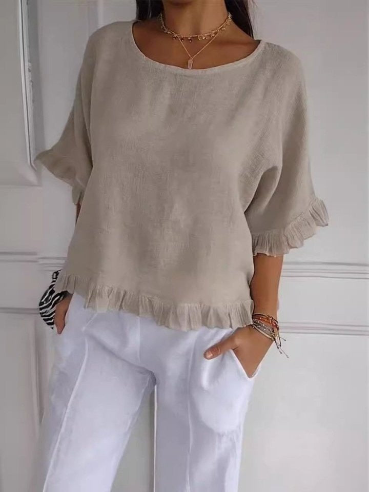 Fizzle - Casual Elegant Blouse