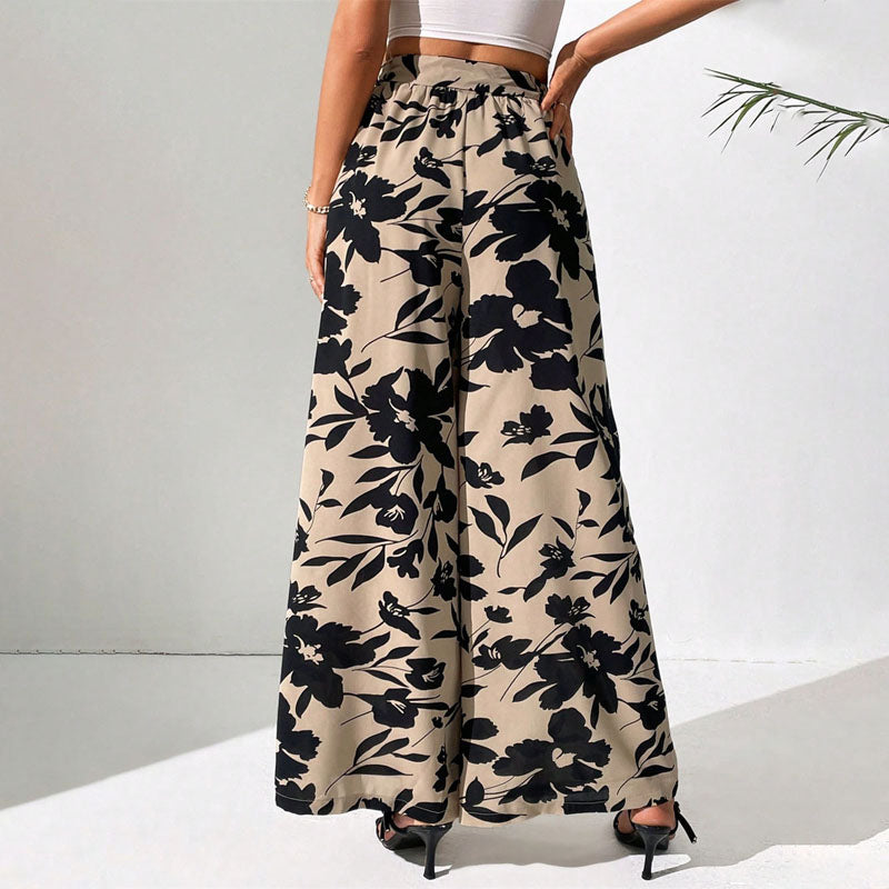 Essia - Bloom Printed Pants