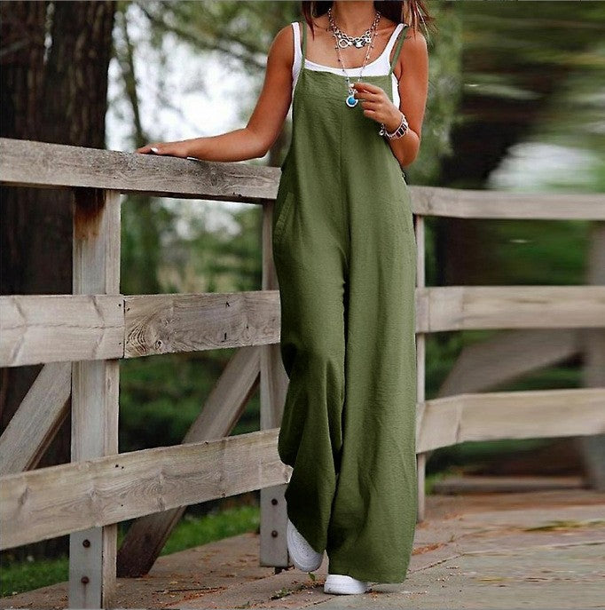 GLINDA - Relaxed Wide-Leg Jumpsuit
