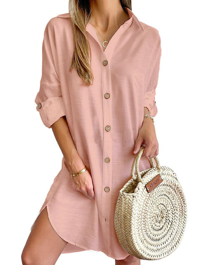 Catriona - Button-Up Shirt Dress