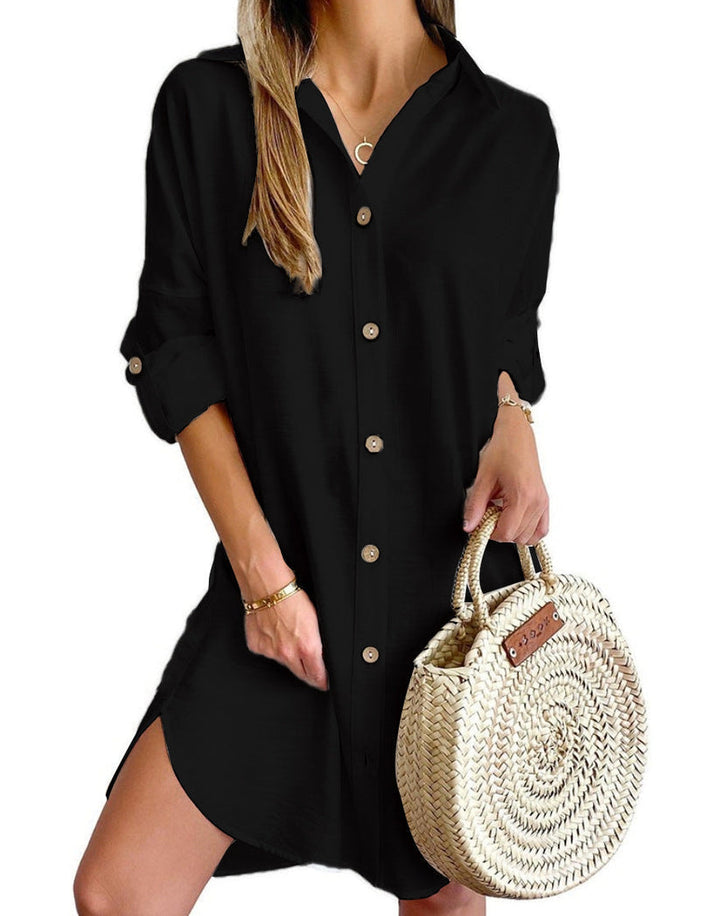 Catriona - Button-Up Shirt Dress