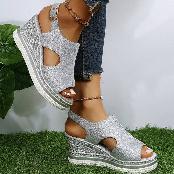 Marivelle - Relaxed Wedge Sandals