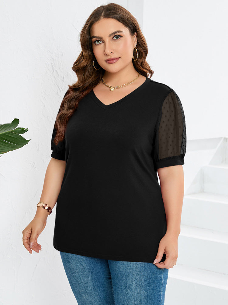 Lumiera - Elegant Puff-Sleeve Top