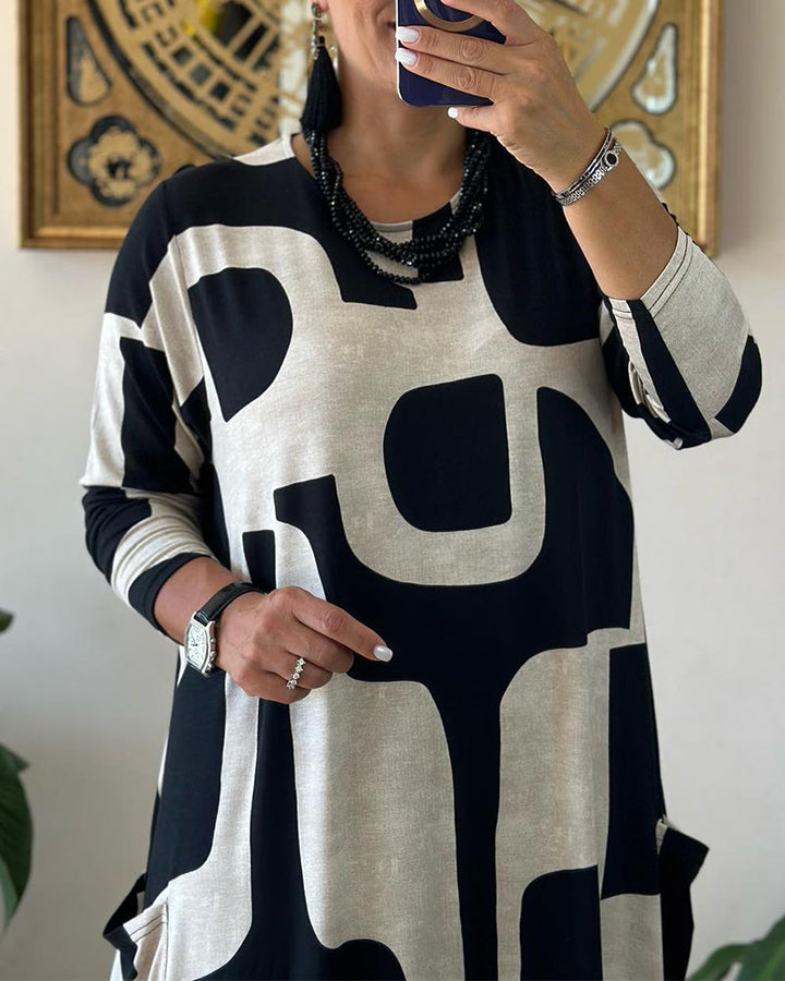 Mariah - Abstract Aura Dress