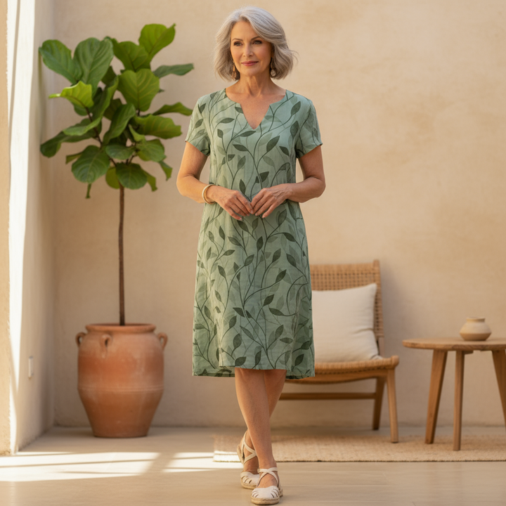 Caity - Casual Printed Dress