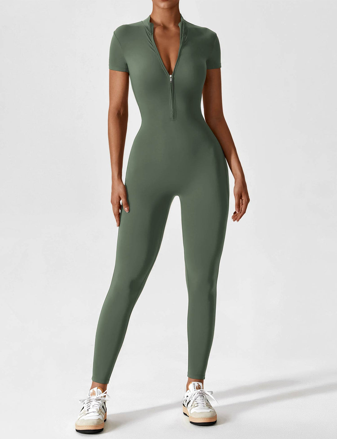 Evalina -  Zipper Jumpsuit